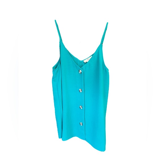 EUC Entro Button Up Tanks Size M Lot of 3 Green, Hot Pink and Pale Lavender - Picture 8 of 10